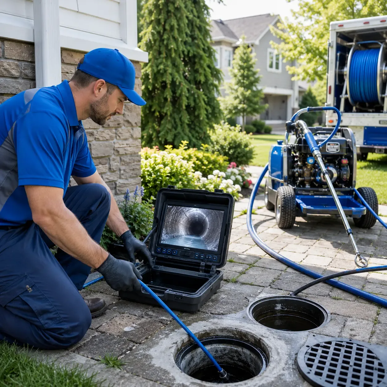 Outdoor drain cleaning professionals serving New Century, KS